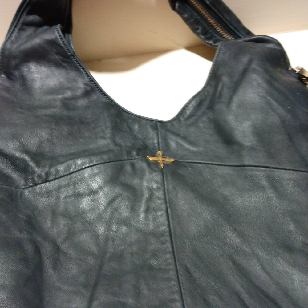 Pour La Victoire Butler Large tote Bag  Double Handles Embossed Leather